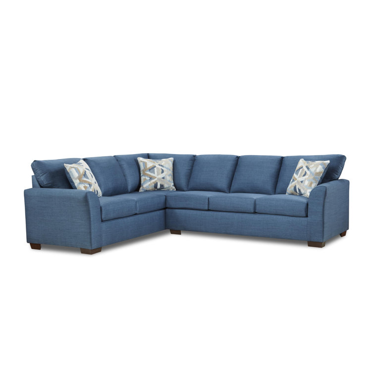 Wayfair blue deals sectional